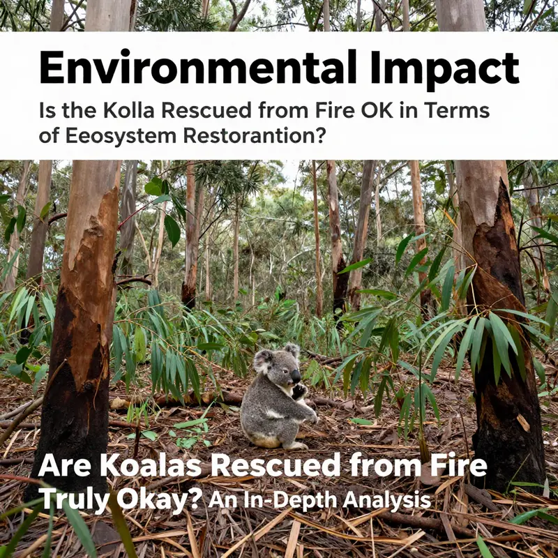 A koala flourishing in its natural habitat, representing successful recovery after rescue.