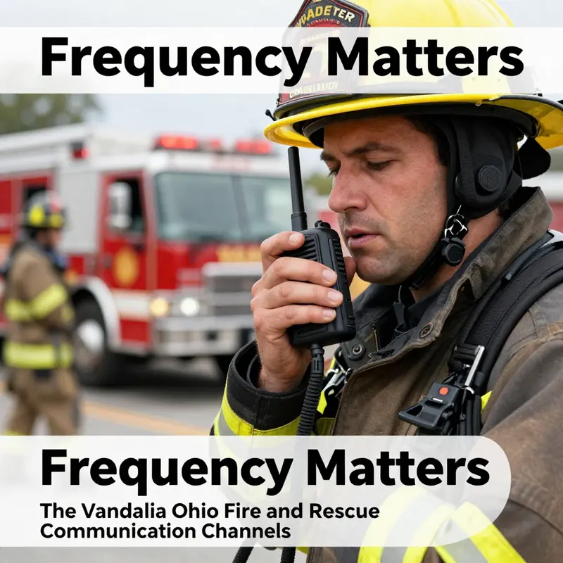 Emergency vehicles at Vandalia Fire Department showcasing the importance of communication equipment.