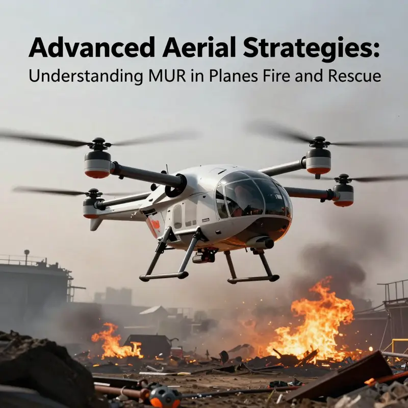 A drone equipped with infrared technology scouting for potential fire sources in a forested area.