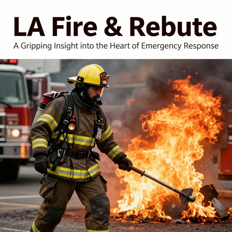 A firefighter in full gear battling flames, representing the dedication and courage of fire crews.