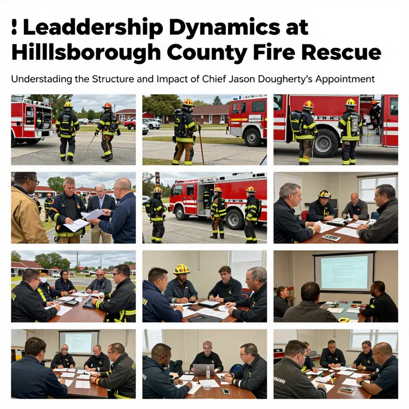 Collage of Hillsborough County Fire Rescue's operations showing their commitment to community safety.