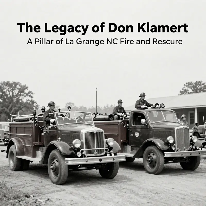 Don Klamert, a dedicated firefighter, exemplifies commitment to the La Grange NC Fire and Rescue community.
