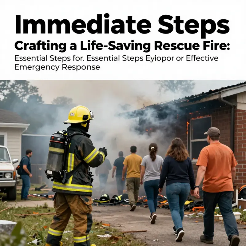 First responders assessing a fire incident while ensuring the community’s safety.