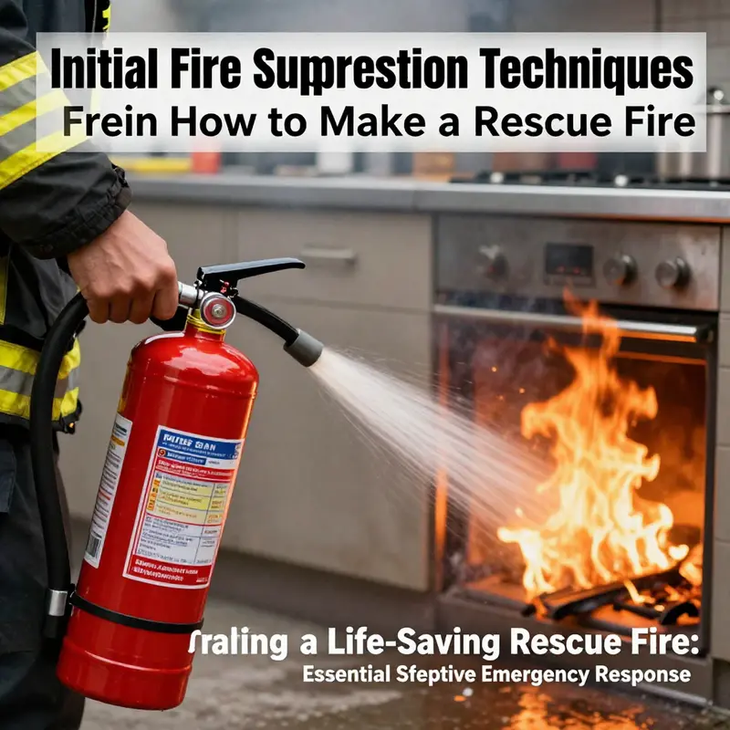 First responders assessing a fire incident while ensuring the community’s safety.