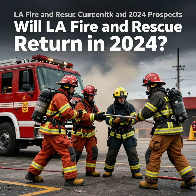 Firefighters in action, reflecting the dynamic nature of LA Fire and Rescue.