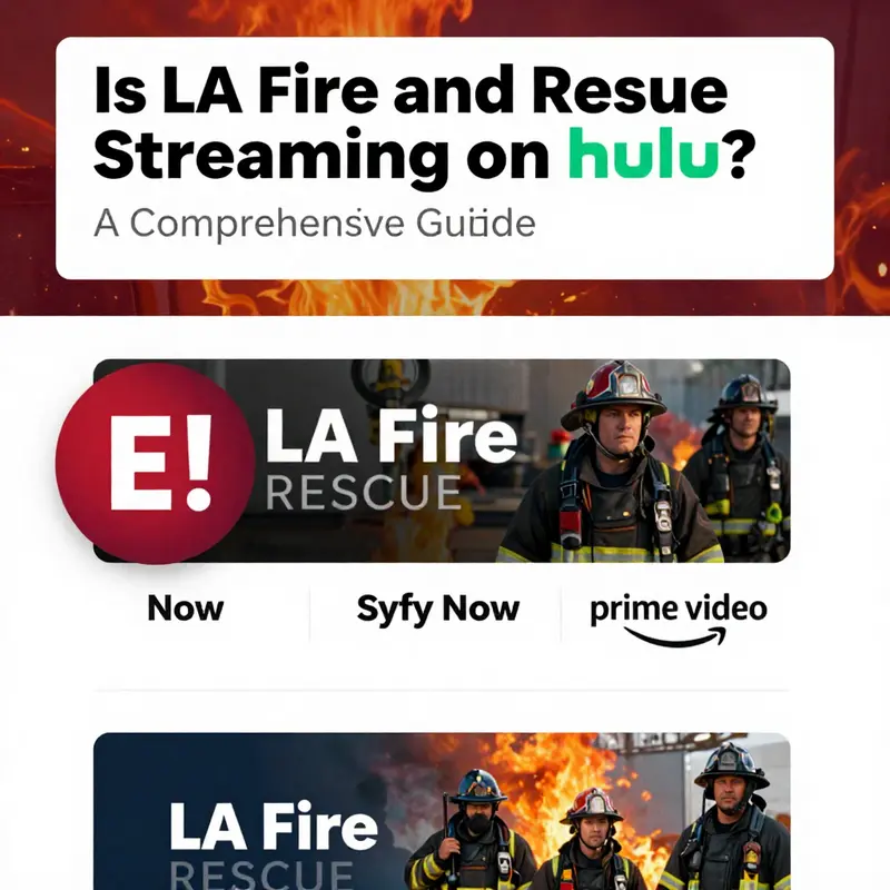 Current platforms available for watching LA Fire and Rescue.