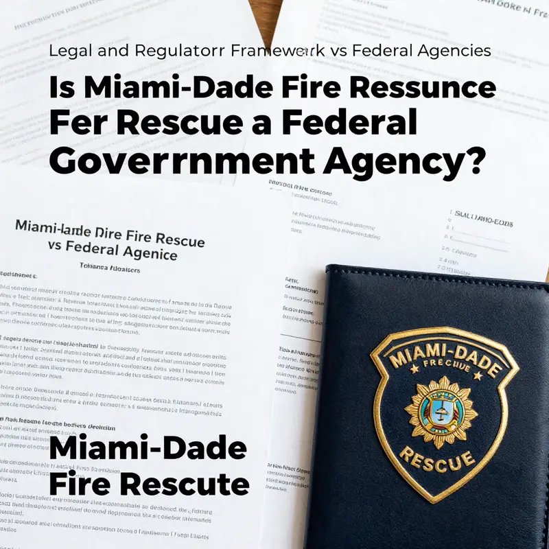 The Miami-Dade Fire Rescue headquarters illustrates the agency’s local governance and commitment to the community.
