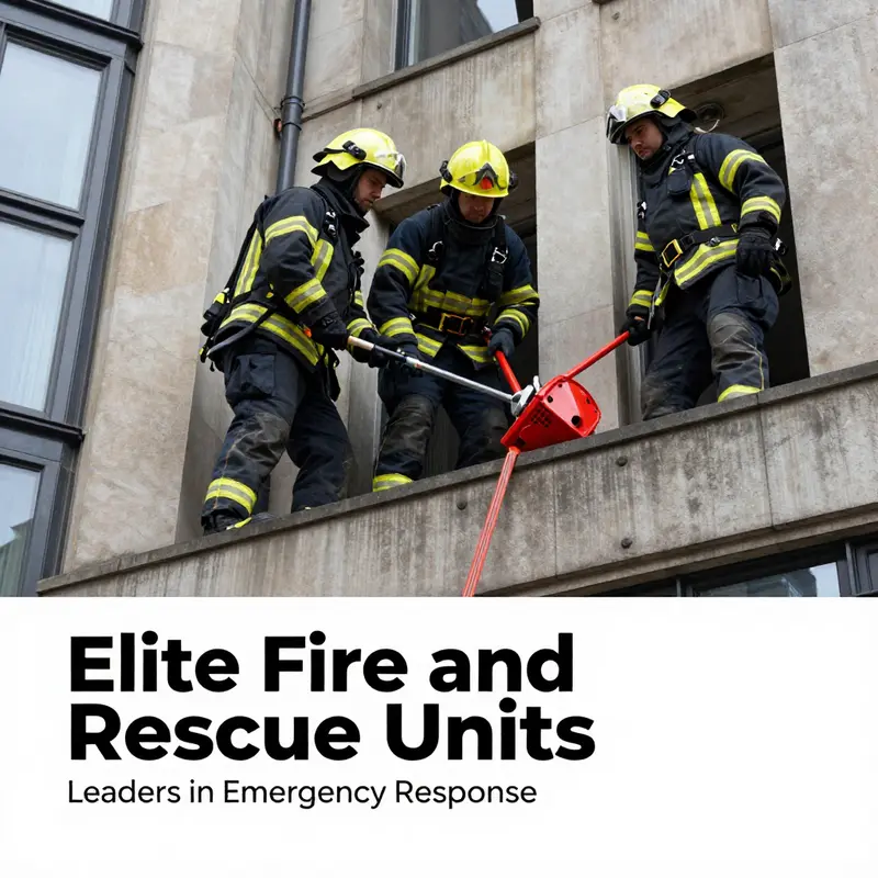 FDNY Special Operations Command in action during a complex urban rescue.