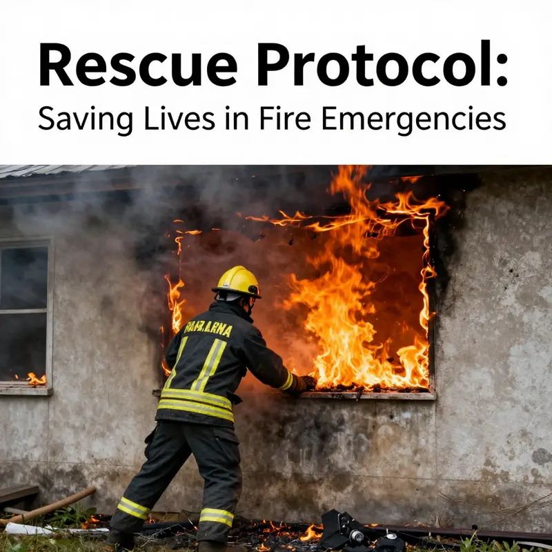 A scene demonstrating the importance of assessing the situation before attempting any rescue.