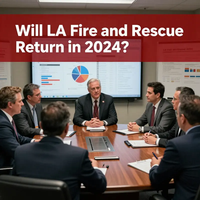 Firefighters in action, reflecting the dynamic nature of LA Fire and Rescue.