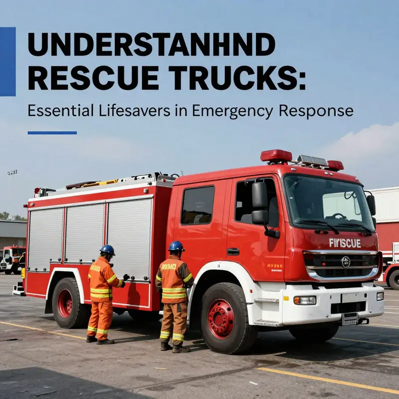 The key features of rescue fire trucks include advanced tools for extraction and medical response.