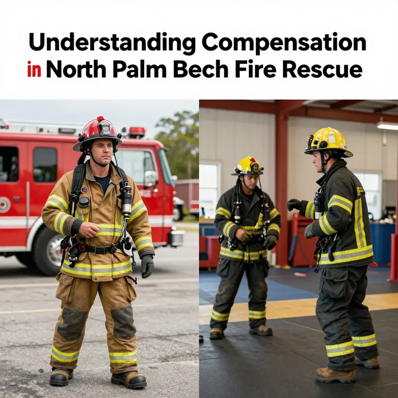 The North Palm Beach Fire Rescue station showcasing the team and equipment vital for community safety.