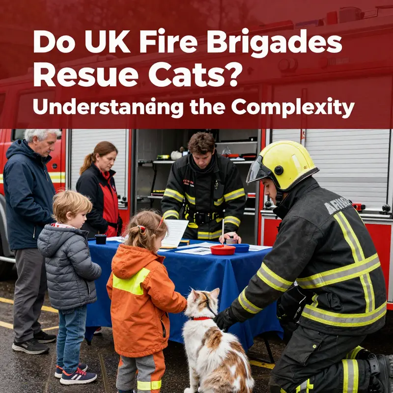 A firefighter demonstrating care while rescuing a cat from a tree, epitomizing the compassion within emergency services.
