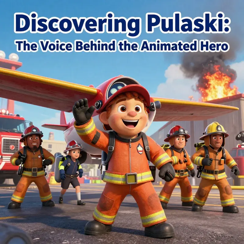 Patrick Warburton brings Pulaski to life in the recording studio.