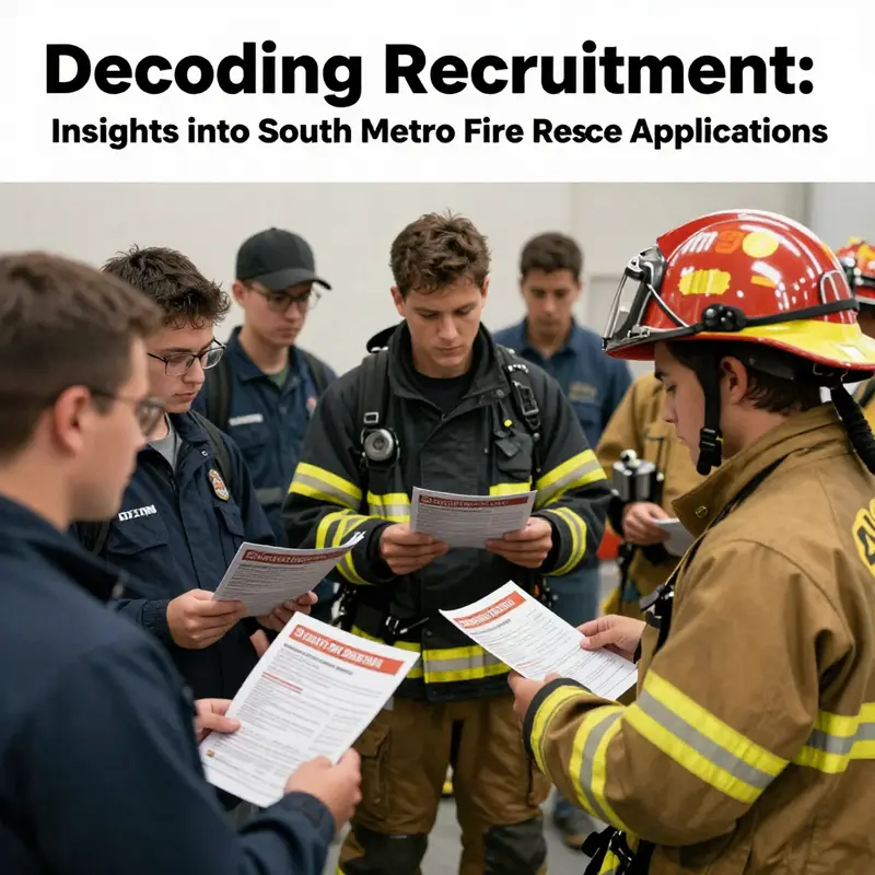 Graph illustrating application trends for South Metro Fire Rescue over the years.