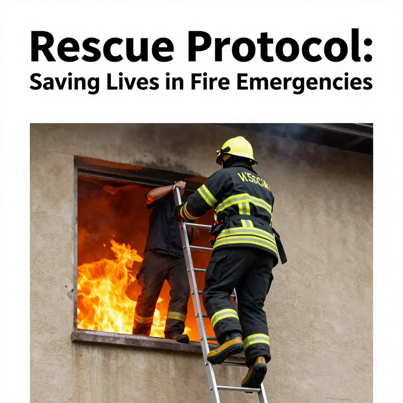 A scene demonstrating the importance of assessing the situation before attempting any rescue.