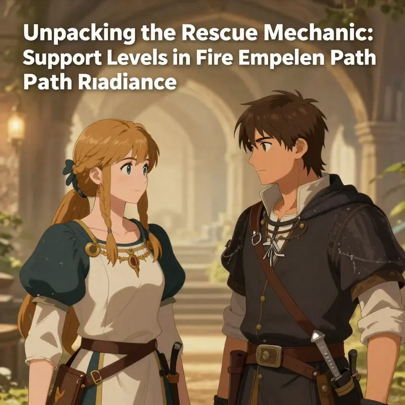 The Rescue action in play, illustrating character interactions in Fire Emblem: Path of Radiance.