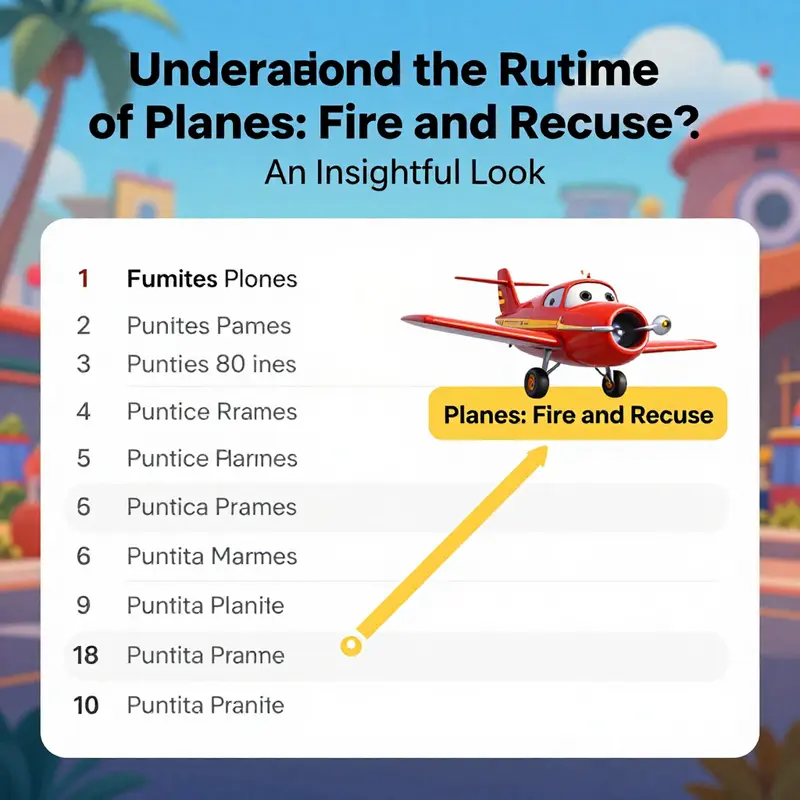 The runtime of 83 minutes captures the essence of storytelling in *Planes: Fire and Rescue*.