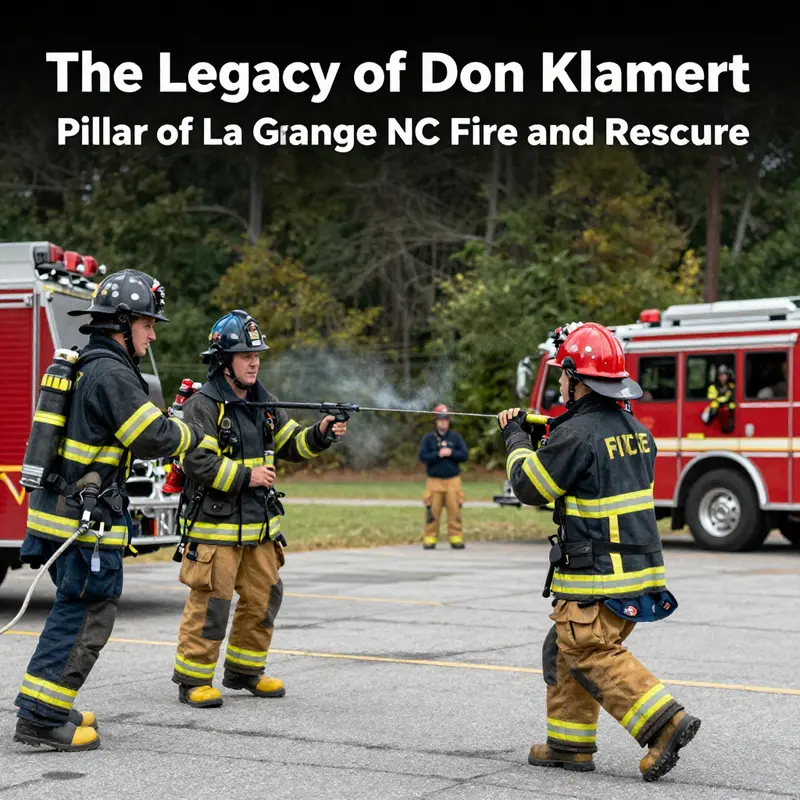 Don Klamert, a dedicated firefighter, exemplifies commitment to the La Grange NC Fire and Rescue community.