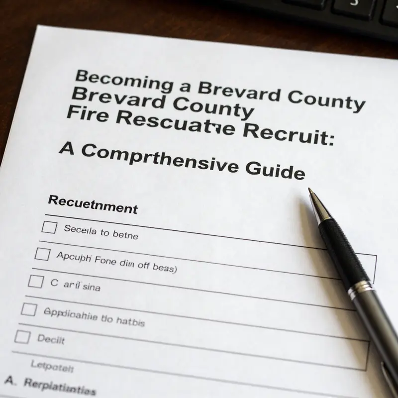 Demonstrating the essential qualifications for becoming a Brevard County Fire Rescue recruit.