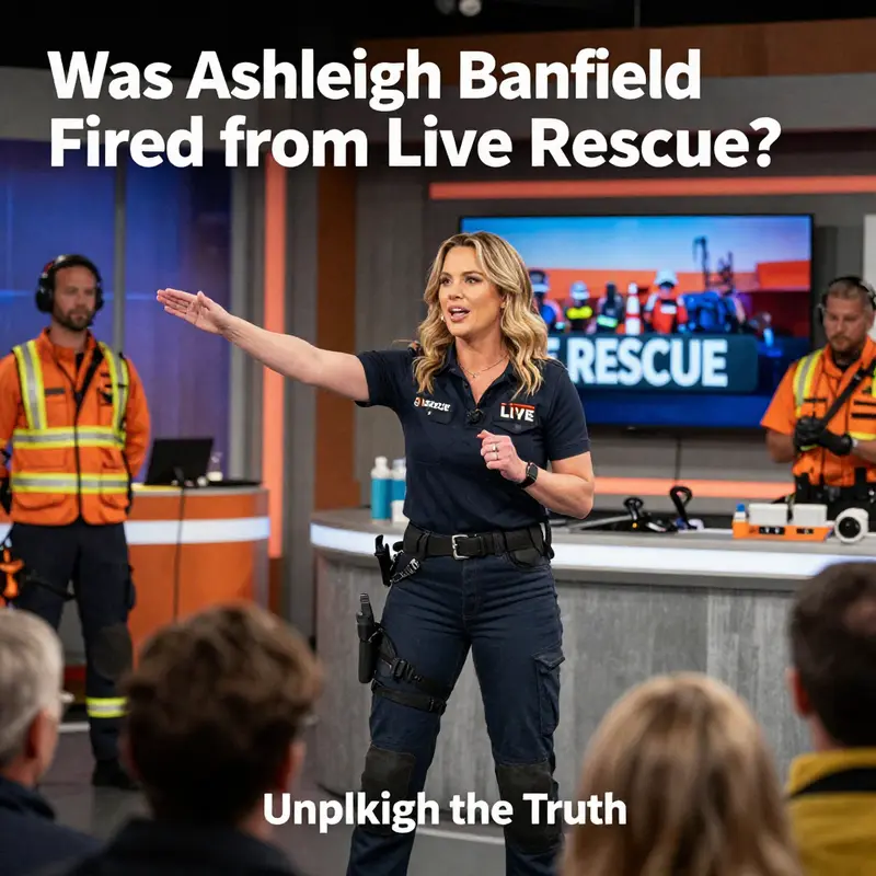 A confirmation of Ashleigh Banfield’s ongoing role in Live Rescue, dispelling rumors of her dismissal.