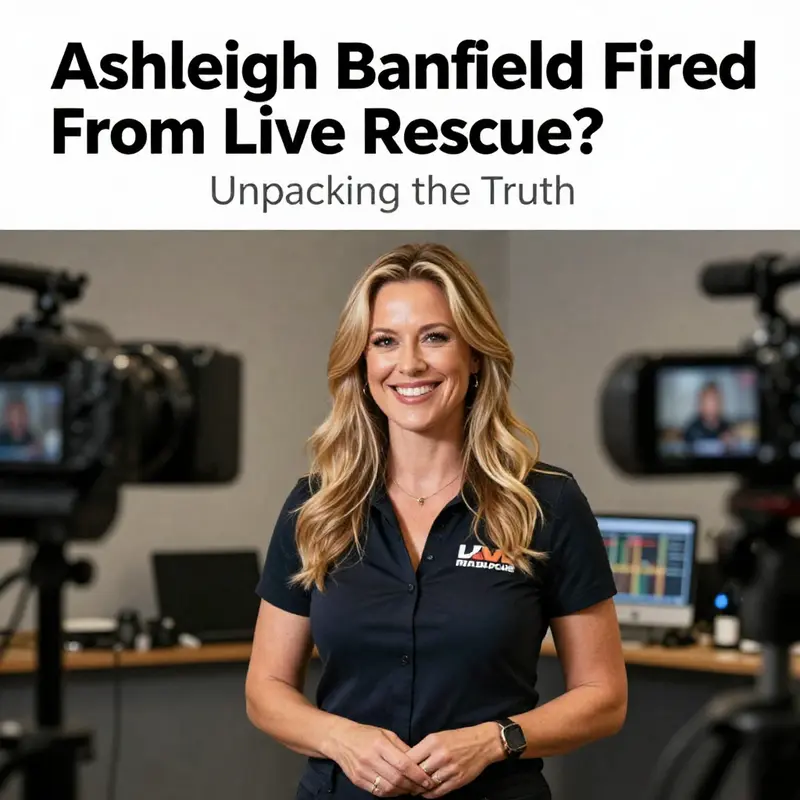 Ashleigh Banfield standing confidently in a modern media setting, representing her enduring presence and future prospects in television.