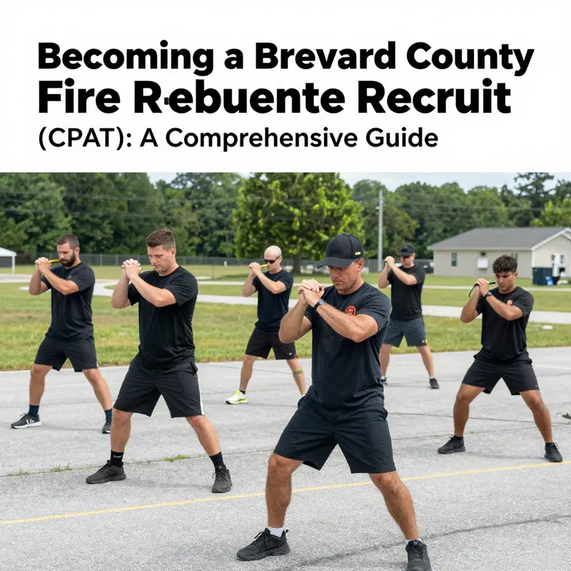 Demonstrating the essential qualifications for becoming a Brevard County Fire Rescue recruit.