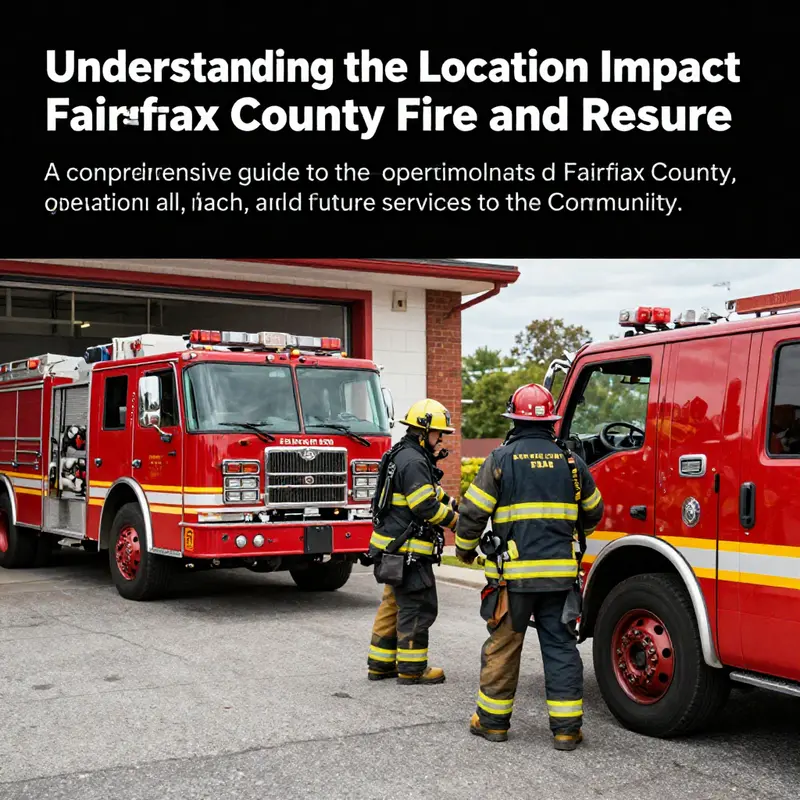A team of emergency responders at Fairfax County's fire station, equipped and ready for action.