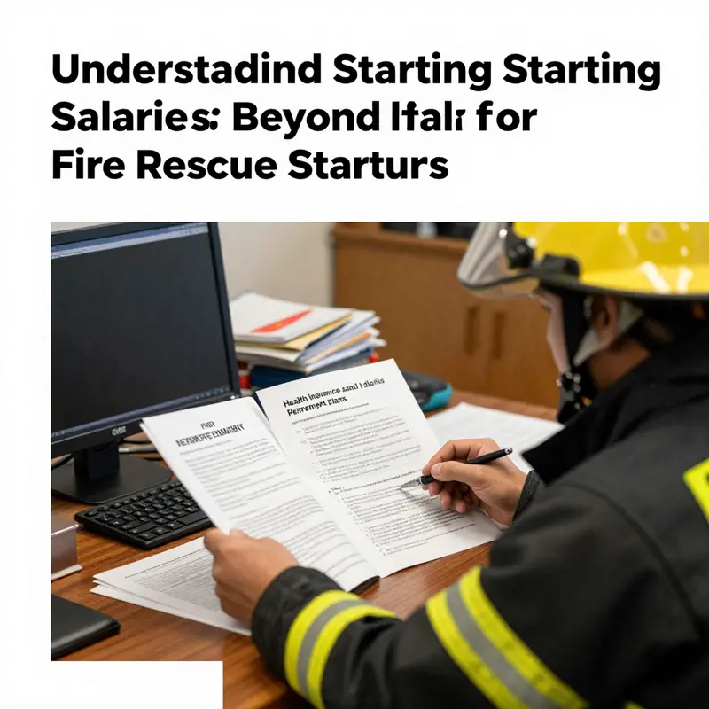 Map illustrating the regional variations in starting salaries for fire rescue professionals across the U.S.