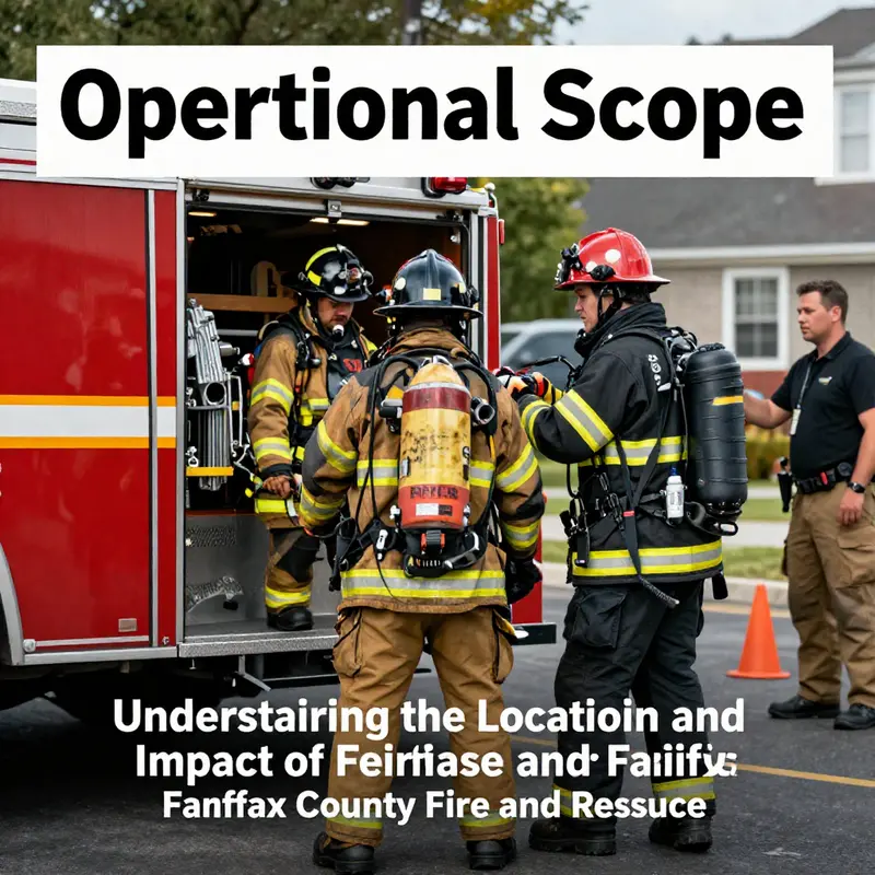 Map showing the geographical layout and locations of all fire and rescue stations in Fairfax County.