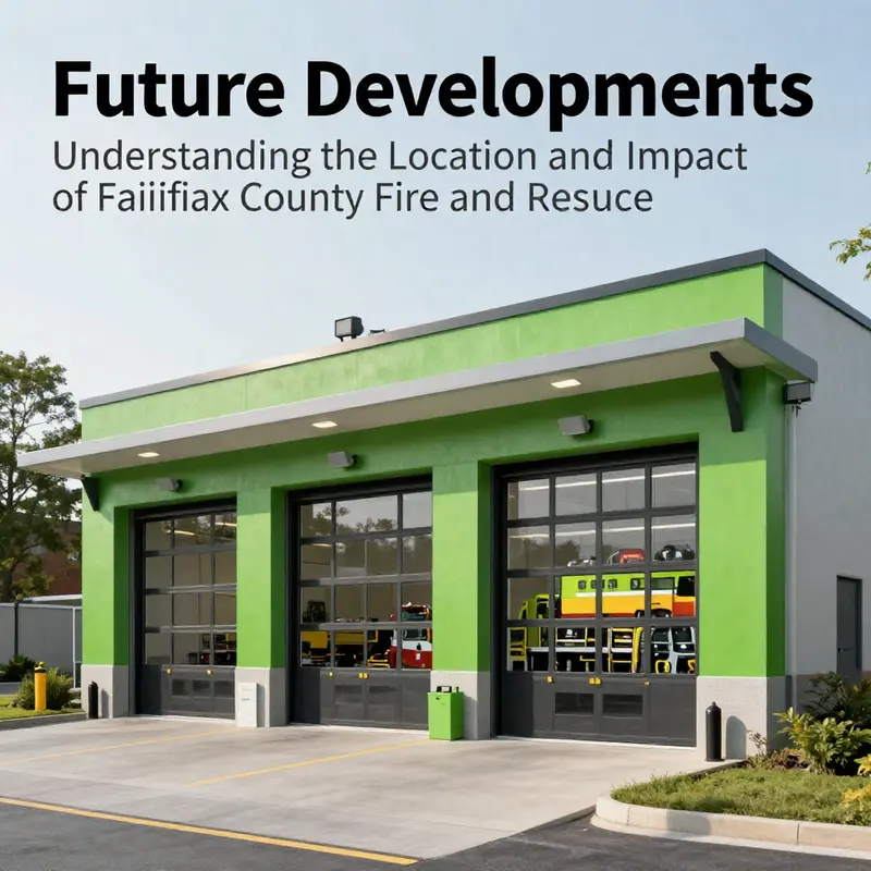 Map showing the geographical layout and locations of all fire and rescue stations in Fairfax County.