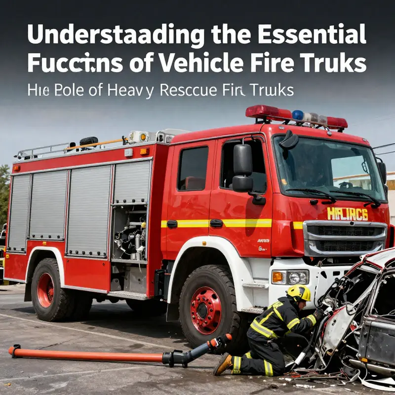 Firefighters extract a trapped individual using a heavy rescue fire truck’s hydraulic equipment.