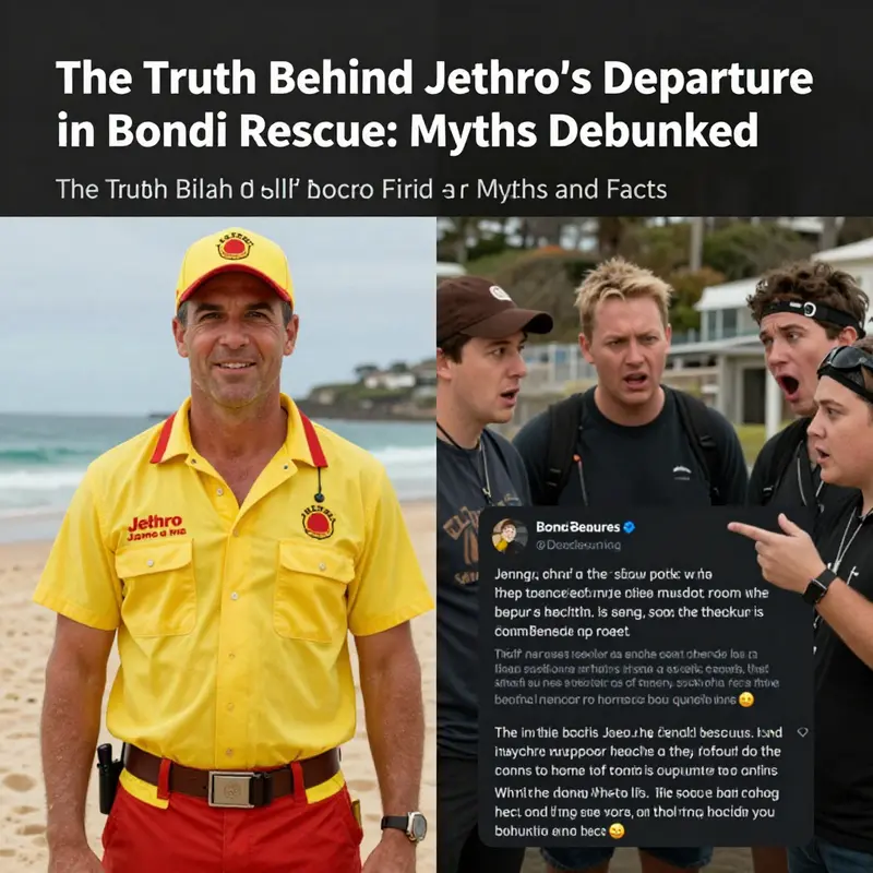 Examining the myths and realities surrounding claims of Jethro’s firing from Bondi Rescue.