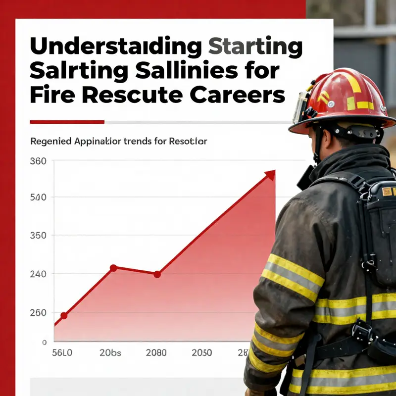 Map illustrating the regional variations in starting salaries for fire rescue professionals across the U.S.