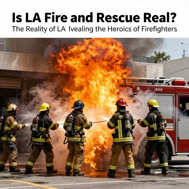 Firefighters preparing for an emergency call in their firehouse, exemplifying daily life behind the scenes.