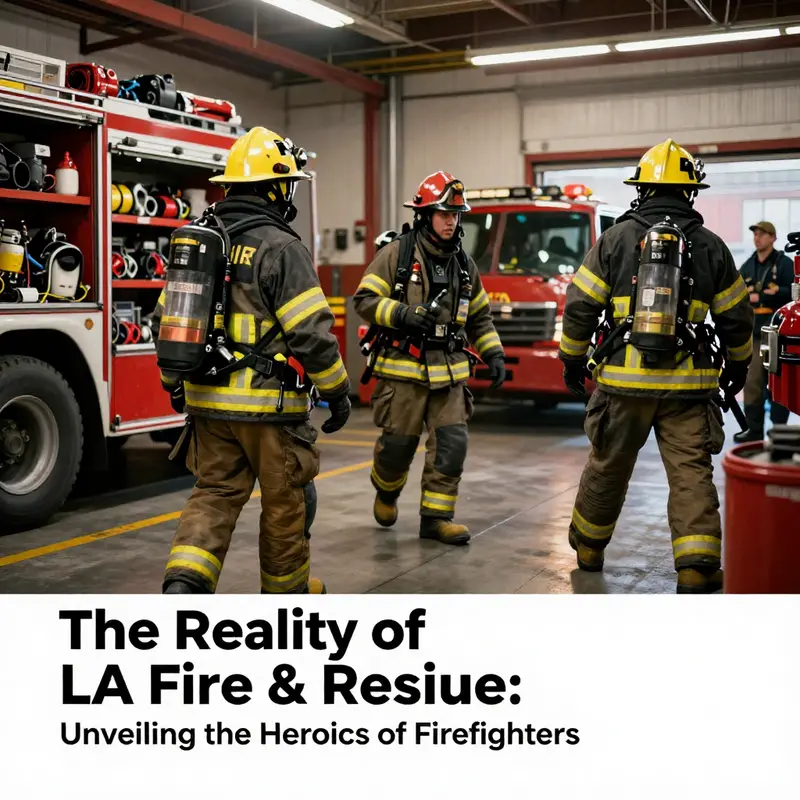 Firefighters preparing for an emergency call in their firehouse, exemplifying daily life behind the scenes.
