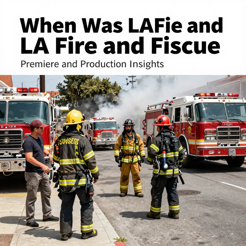 A behind-the-scenes look at the filming of LA Fire and Rescue in action.