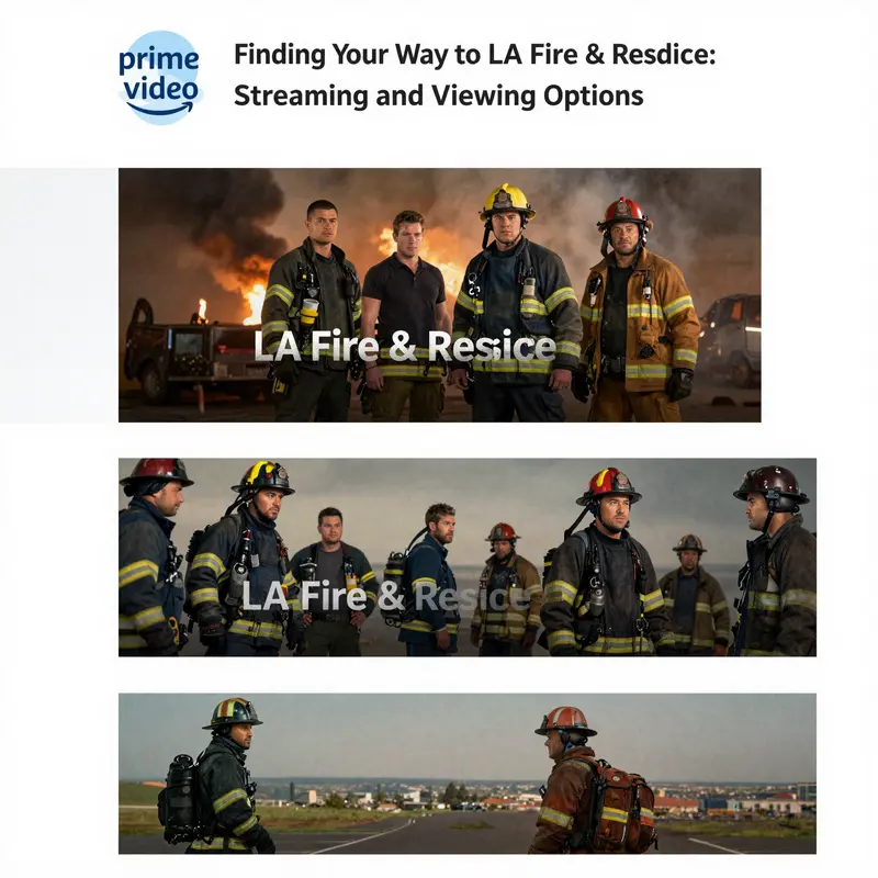 The streaming platform interface displaying ‘LA Fire & Rescue’ highlights its availability for viewers.