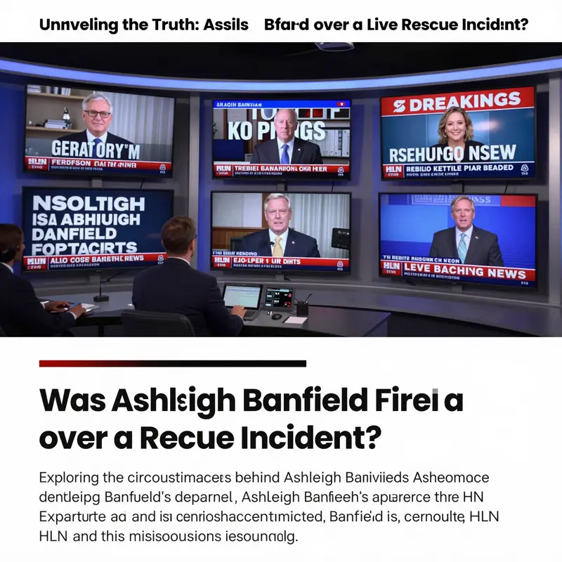 An engaged news set with breaking news screens, representing the world of media information and speculation.