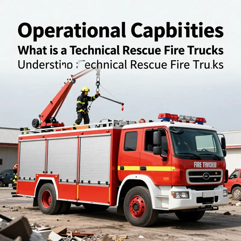 Interior of a technical rescue fire truck showcasing essential rescue equipment.