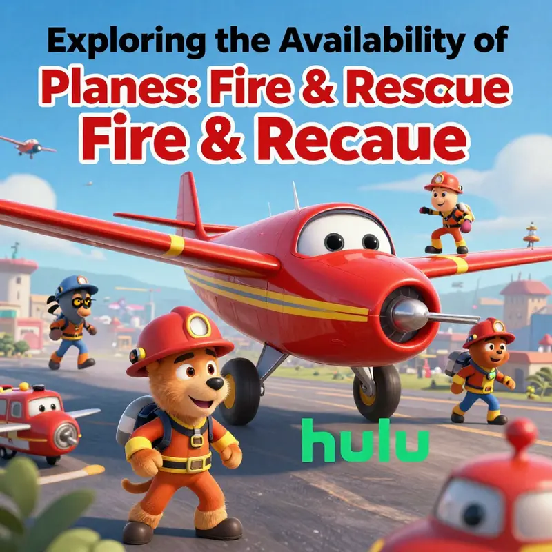 Colorful cover image featuring Dusty Crophopper and other characters from *Planes: Fire & Rescue* in an aviation-inspired scene.