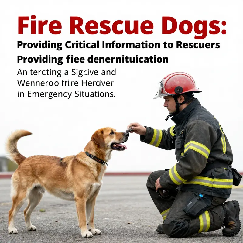 A trained fire rescue dog diligently searching through debris to find survivors.