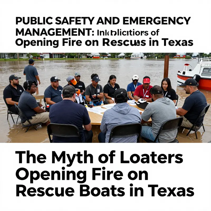 Rescue boats operate amid the chaos of flooding, highlighting security concerns and the reality of rescue efforts.