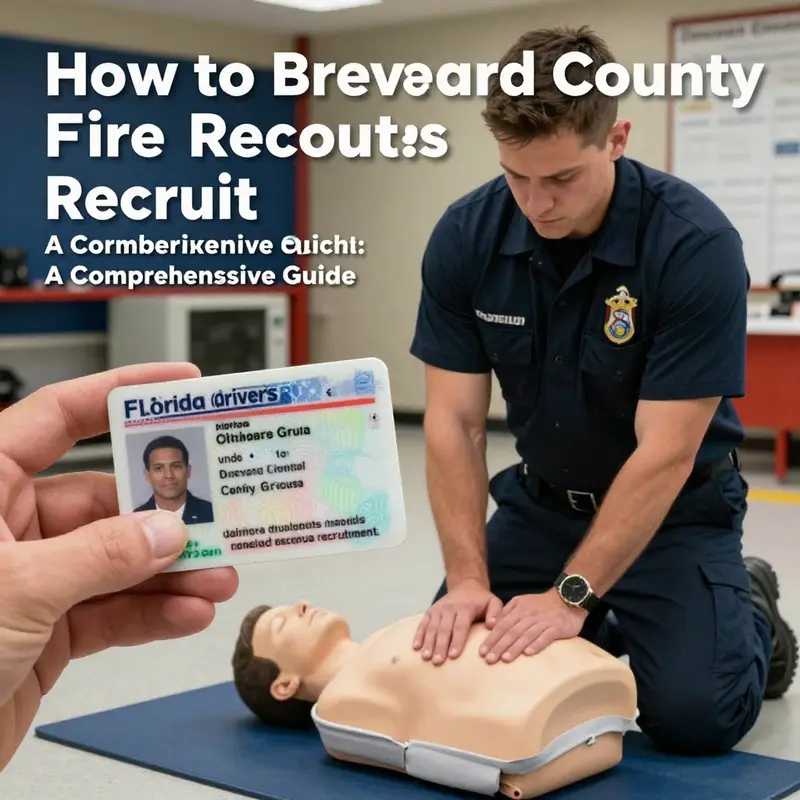 Demonstrating the essential qualifications for becoming a Brevard County Fire Rescue recruit.
