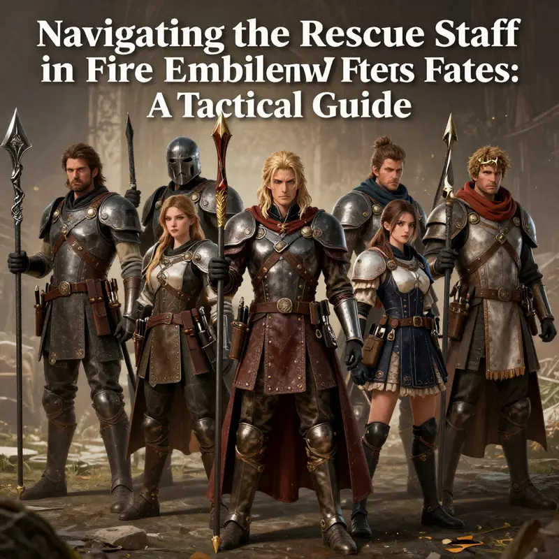 The pivotal moment showcasing the Rescue staff in action, influencing unit placements in battle.