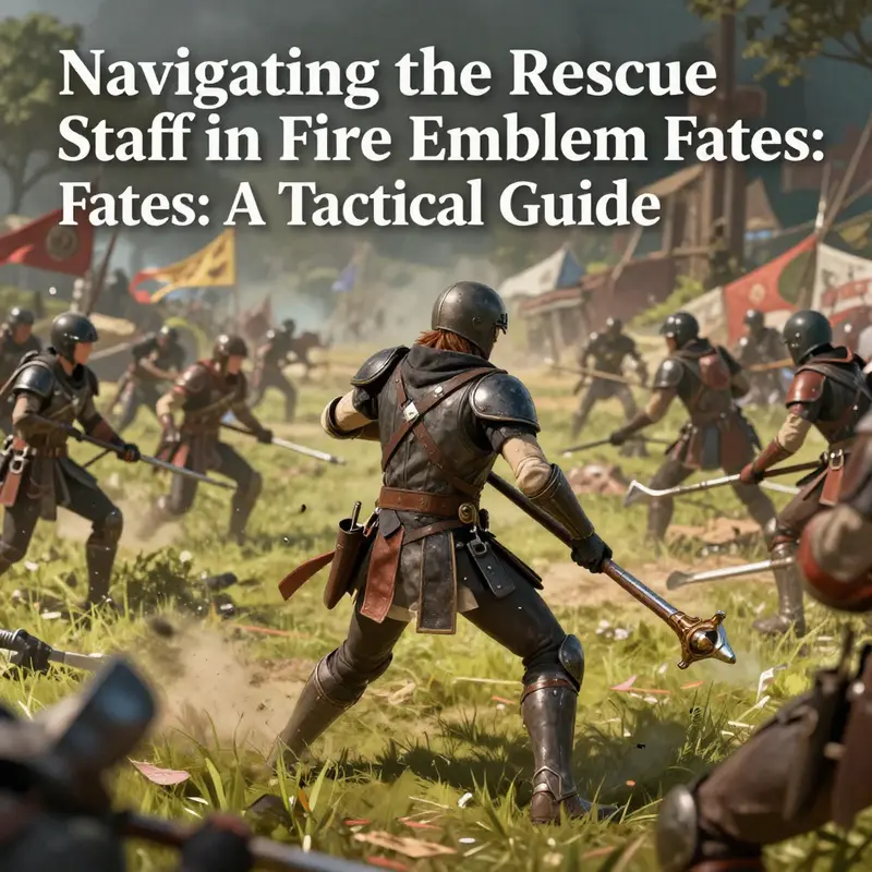 The pivotal moment showcasing the Rescue staff in action, influencing unit placements in battle.