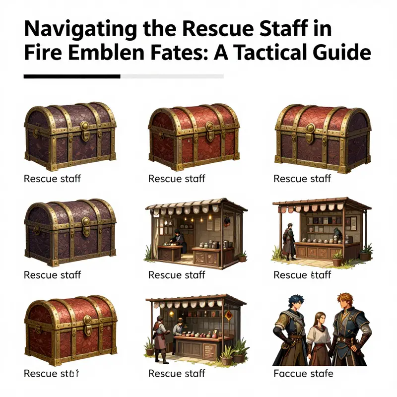 The pivotal moment showcasing the Rescue staff in action, influencing unit placements in battle.