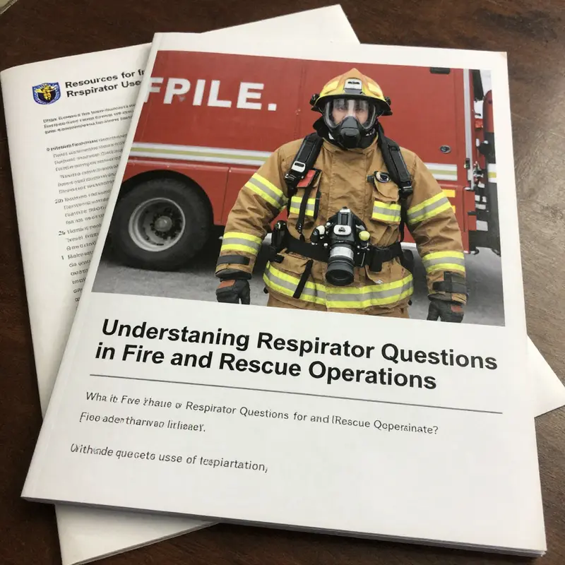 A firefighter ensures proper respirator fitting, emphasizing the importance of safety in operations.