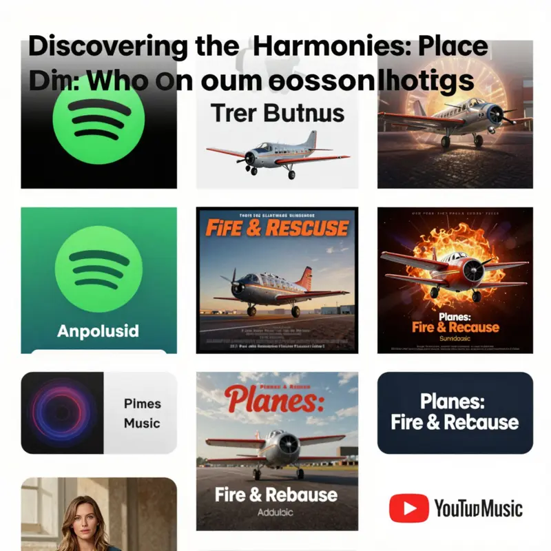 A visual representation capturing the essence of the *Planes: Fire & Rescue* soundtrack.