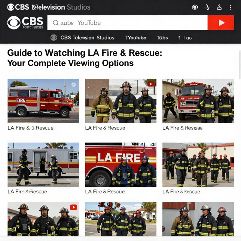YouTube channel showcasing episodes of LA Fire & Rescue.